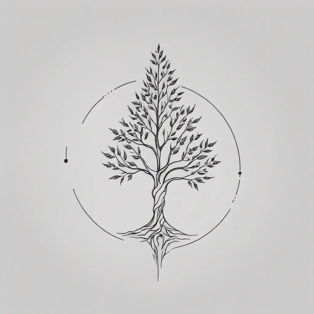 Example minimal tattoo concept