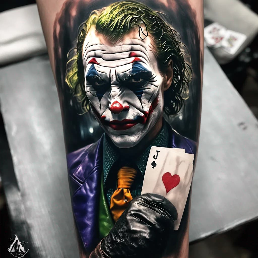 Realism tattoo concept generated with AI